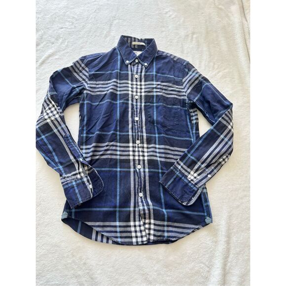 Thomas Mason for J.Crew men’s size extra small blue and white casual button-down - Picture 1 of 6